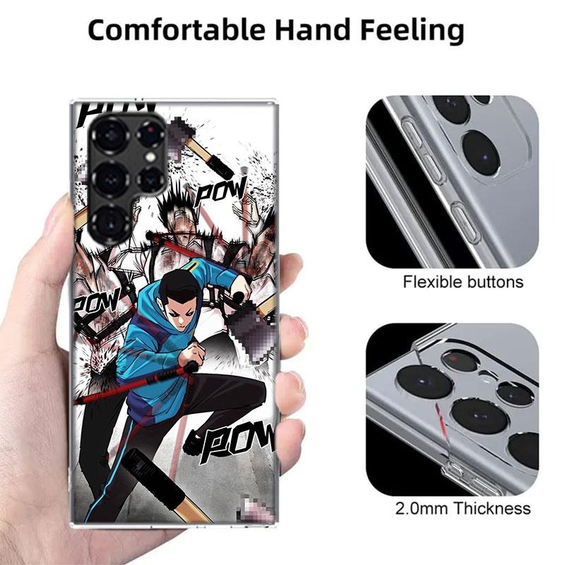 Чехол для телефона Jonggun Lookism Cases для Samsung Galaxy S26 Ultra S25 Edge S24 S23 FE S21 Plus S20 S22 S10 Чехол TPU Capa Shell Sho