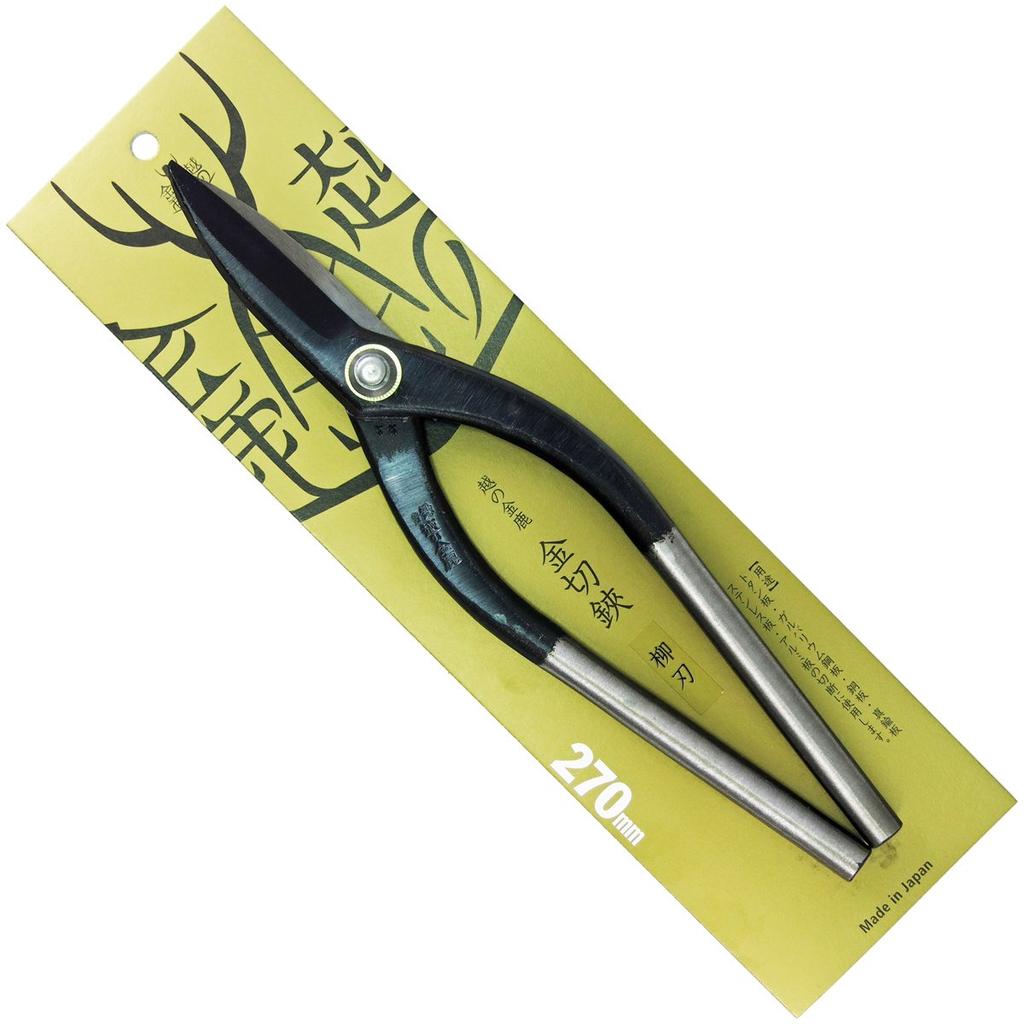 Echigo Golden Deer Metal Cutting Yanagiba 139 Scissors, Blade, 270mm,