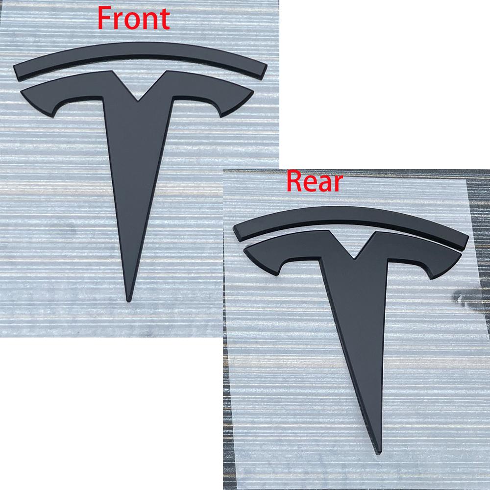 CGYJL1 For Tesla SpaceX Model 3 Highland 2023 Model S X Y Y P75D P85D P90D Car hood label rear tail label Emblem Sticker Accessories