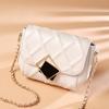Новинка 2023 года, женская сумка из натуральной кожи, женская сумка через плечо на одно плечо, маленькая цепочка с золотым шариком, летняя модная универсальная нишевая тенденция