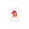 Childrens/Kids Mickey Mouse 4th Birthday T-Shirt