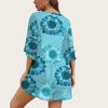 Women's Chiffon Beach Kimono Cover-up with Sun Protection