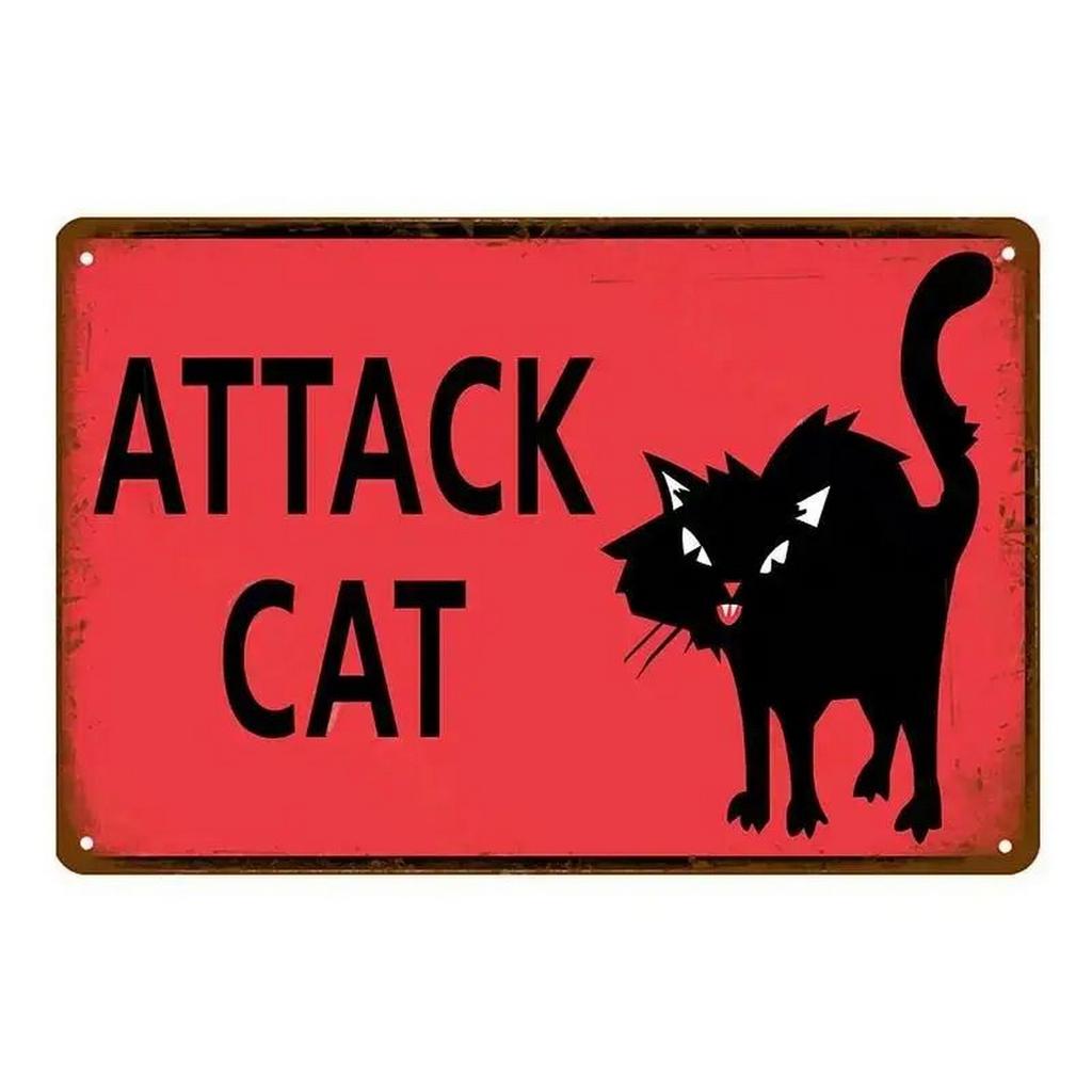 Decor Warning Vintage Metal Tin Signs Beware Dog Kisses Funny Poster Decor for Cafe Garage Bar Pub Club Man Cave Wall Decoration