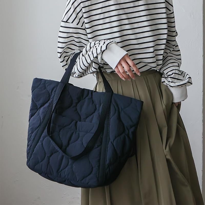 [VITAFELICE] Vita Felice quilted mothers bag ladies sib-80040z (Navy)