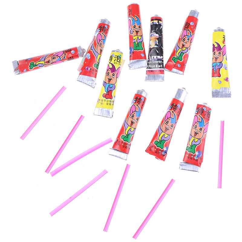 10шт пузырь клей дети дует пузырь мяч игрушки для детей космический шар игрушка