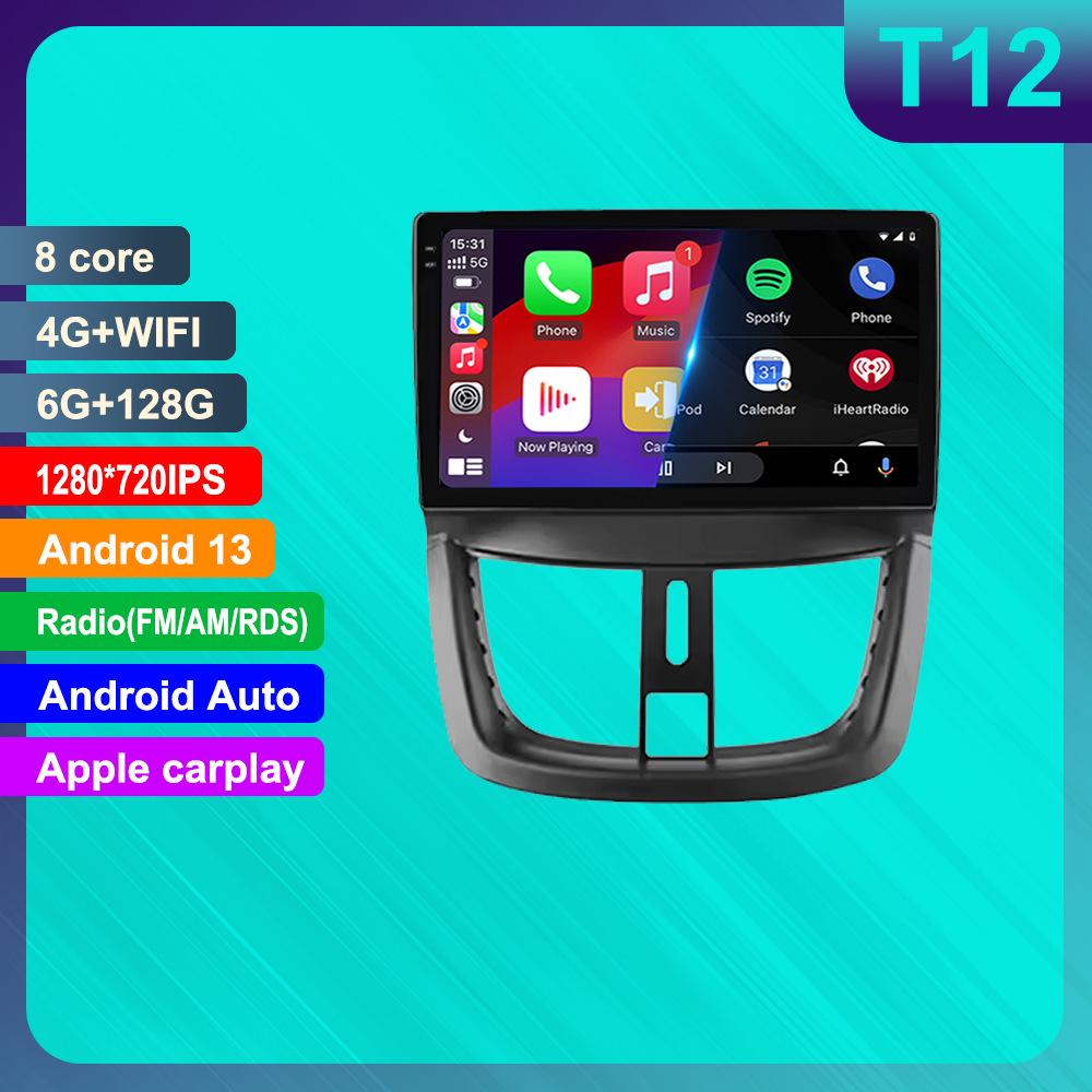 Peugeot 207 Cross-Border Android GPS-навигационная система с HD камерой заднего вида и CarPlay