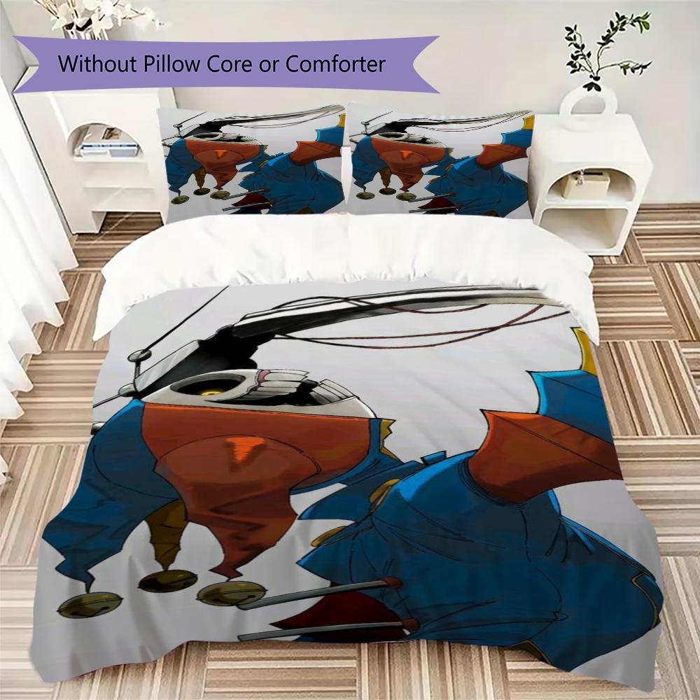 poppy playtime Pattern Bedding,Quilt Set Quilt Cover Pillowcase Home Birthday Gift(1 * duvet cover + 2 * pillowcase, without core)_lx
