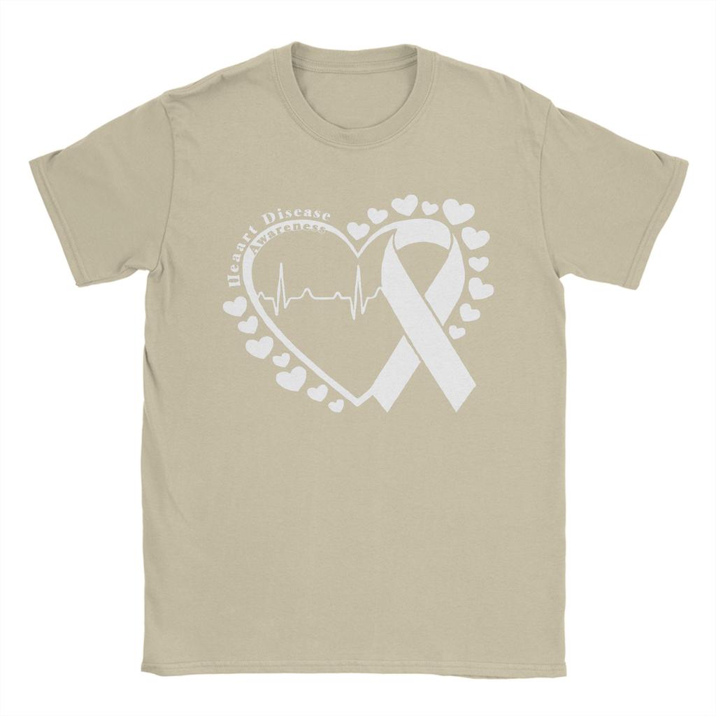 Unisex TShirt in February Go Red for Heart Disease Awareness Fun Pure Cotton Tee Shirt Short Sleeve T Shirt O Neck Clothing Gift