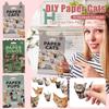 DIY Paper Cats, DIY  Camp, 3D Handmade  Model, Fold Your Own Paper Cats, Animal Shaped Decoration Kit,