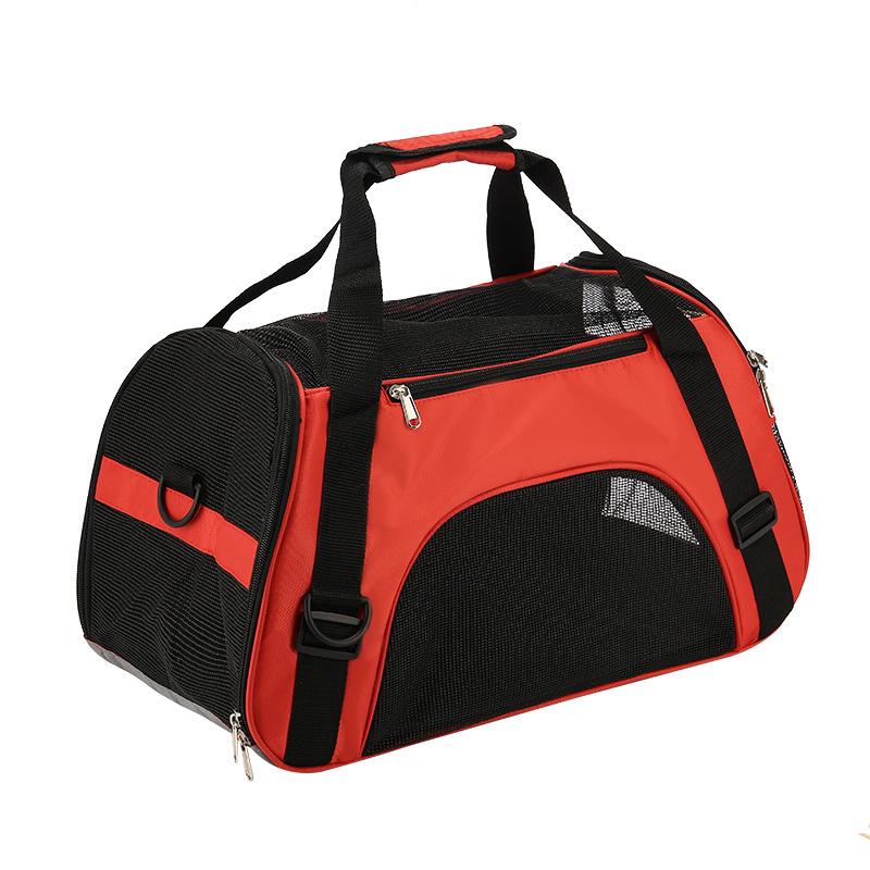 Breathable Mesh Pet Carrier Bag Portable Foldable Travel Shoulder Handbag for Cats Small Dogs Outdoor Walking Carrying Bag