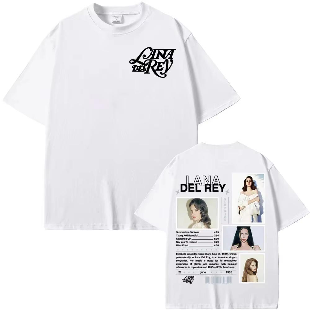 Lana Del Rey Album Tour 2026 Merch T Shirt Unisex Womens Fashion Hipster High Street Tshirt Casual Comfort Oversized T Shirt Tops