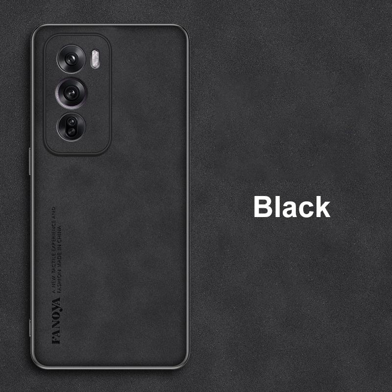 Для OPPO Reno 12 Pro Чехол Роскошный чехол из искусственной кожи для телефона OPPO Reno 12 5G Reno12 Pro Задняя крышка Матовый силиконовый Полная защита