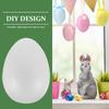 10 шт. Пустые Пенопластовые Пасхальные Яйца для Поделок DIY, Материалы для Раскрашивания, Декорирования, Подарки на Пасхальную Вечеринку, Фото Реквизит, Праздничная Сцена