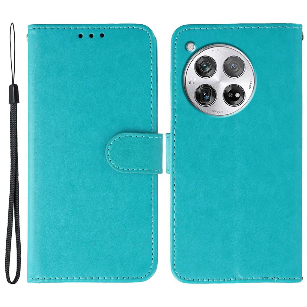 Для OnePlus 12 5G Чехлы из ПУ кожи Флип-кошелек Чехол для телефона с ремешком