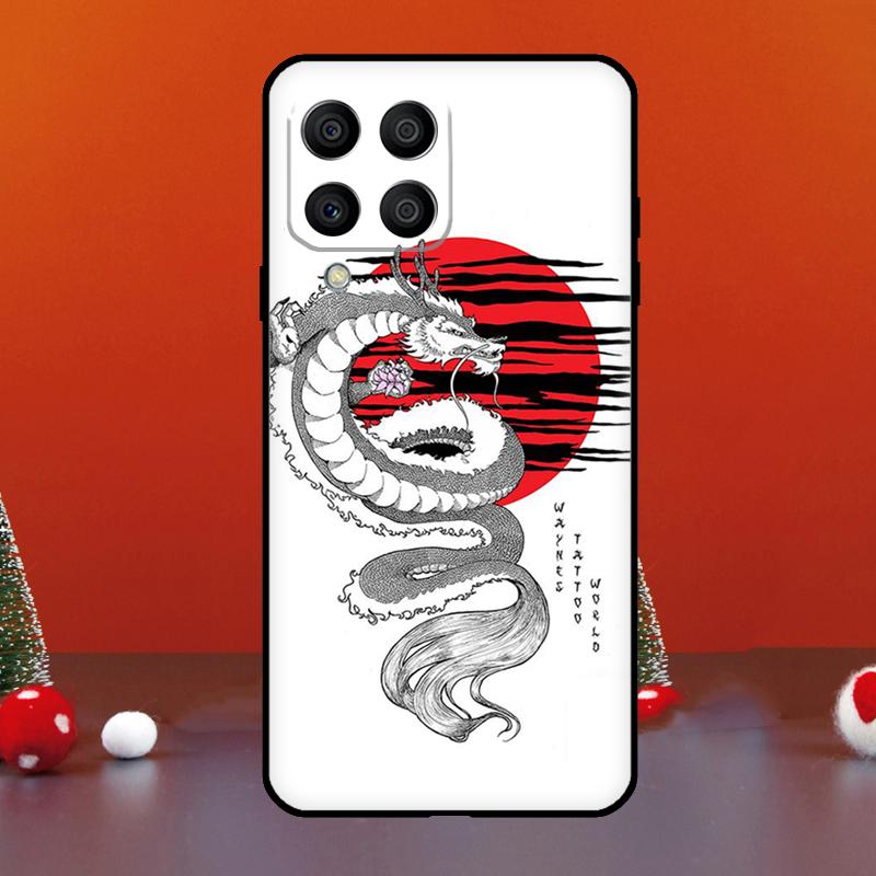 Стиль Японского Дракона Для Samsung Galaxy M06 M16 M14 M34 M54 M11 M21 M31 M13 M33 M35 M53 M55 M15 M12 M32 M52 Чехол