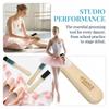 Wooden Handle Suede Shoe Brush with Cover–Stainless Steel Bristles for Cleaning Dance&SoleShoes,Durable&Protective Case Included