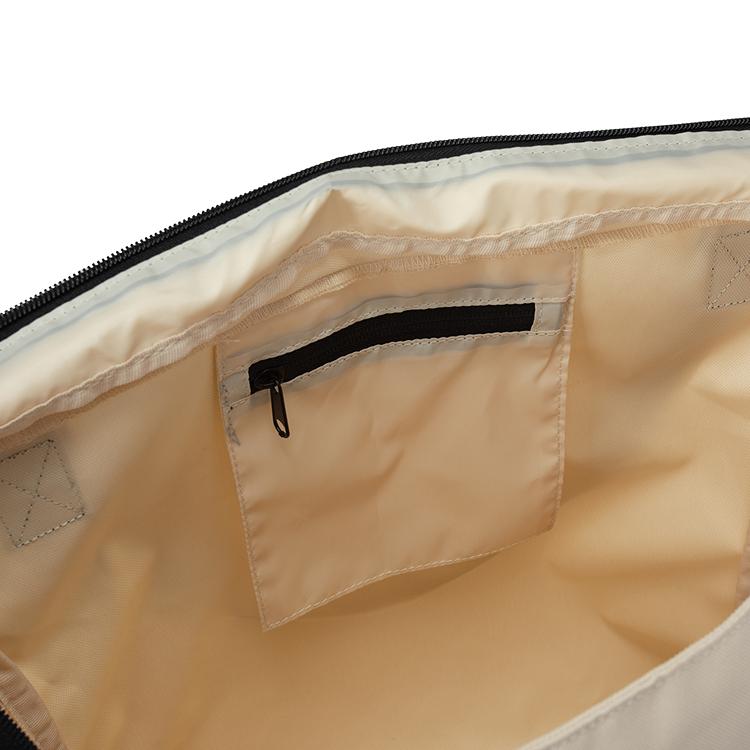 Jordan 18L Large Capacity Commuting Travel Classic Logo Polyester Tote Bag Unisex Tote Bag Pearl-White JD2613226GS-001