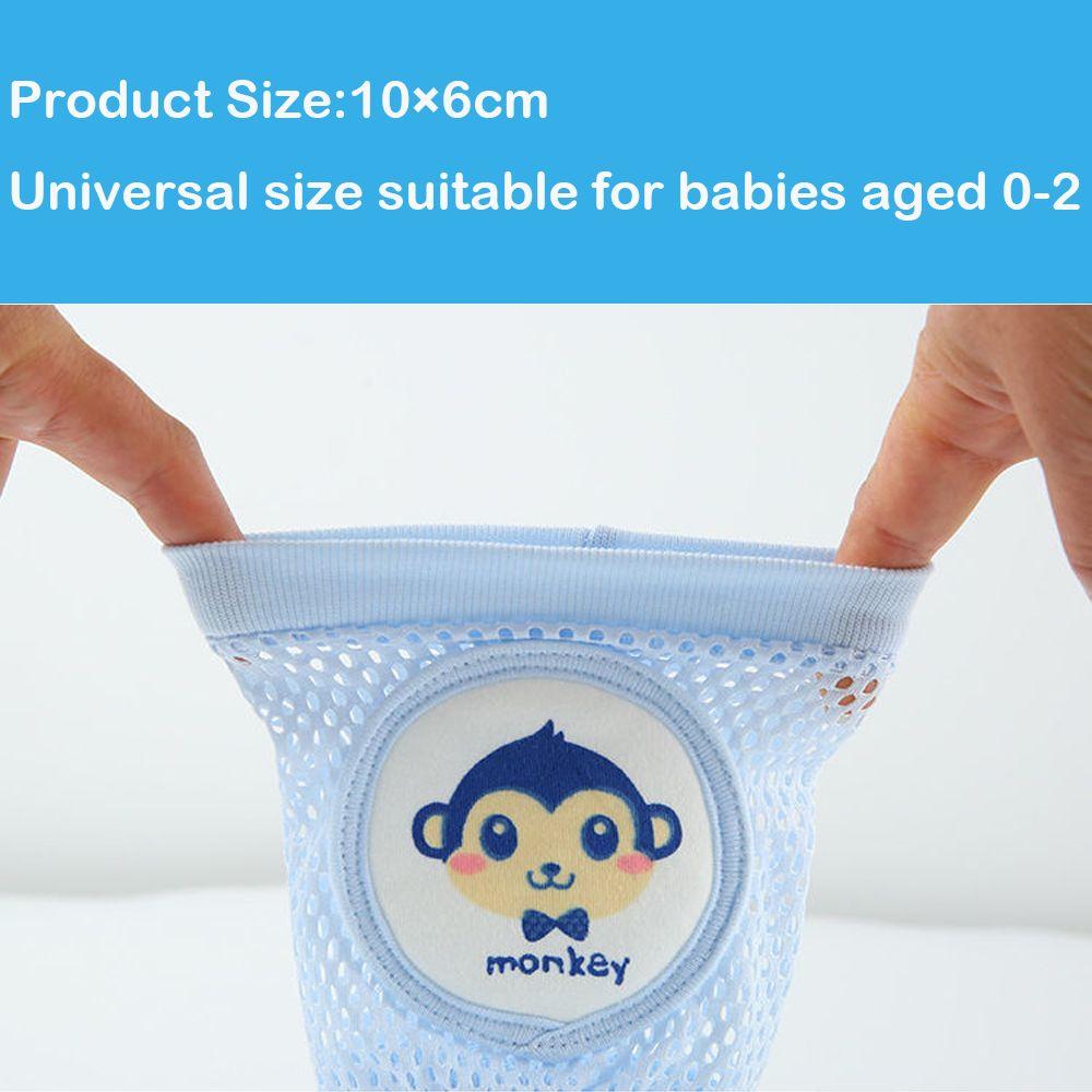 2 шт. Детские наколенники с мультяшным рисунком, тонкие детские наколенники, защитное снаряжение для ползания для малышей