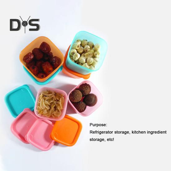 230 мл герметичный пищевой пластиковый контейнер - можно использовать в холодильнике и духовке