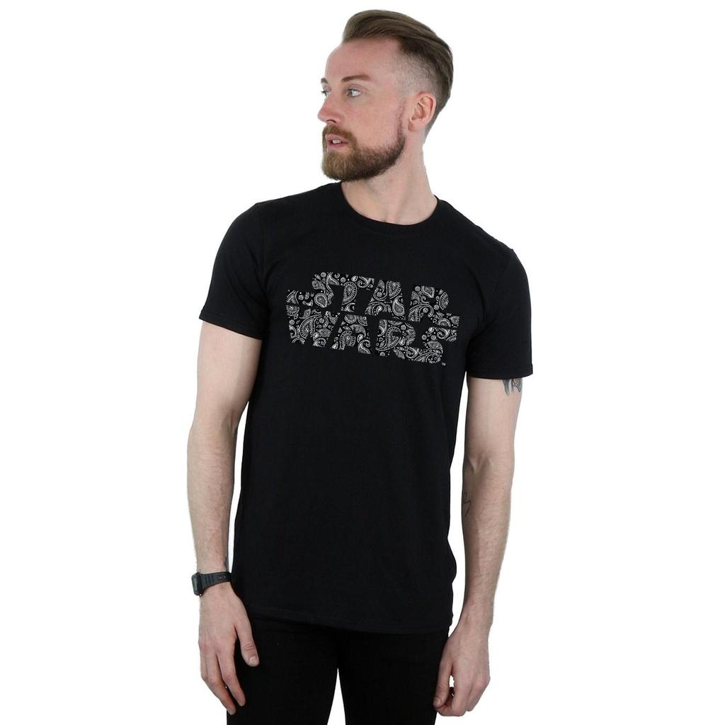 Star Wars Mens Paisley Logo T-Shirt