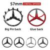 Car Sticker New 2026 For Benz AMG 1pcs 52mm 57mm Car Steering Wheel Badge Emblem Sticker Auto-Styling For Mercedes Benz A B C E