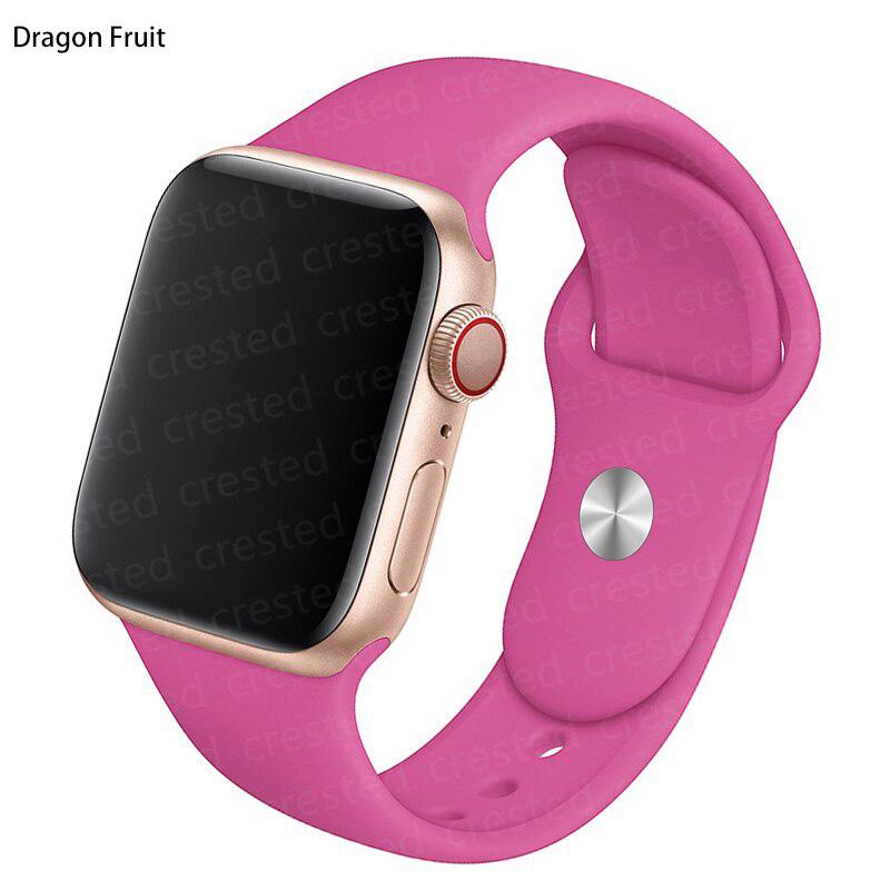 Силиконовый ремешок для Apple Watch Band 41 мм, 44 мм, 38 мм, 45 мм, 40 мм, 42 мм, дышащий ремешок для часов, браслет iWatch series 7, 6, 5, 4, 3, 2, 1