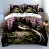 Bird, wisteria, ivy, rock. Bedding sets Duvet cover sets Duvet covers Pillowcases(1* Duvet Cover 2* Pillowcases without duvet insert)