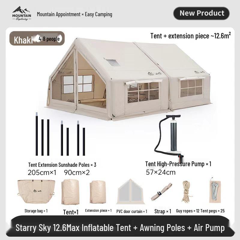 Shan Yue 2-in-1 Automatic Inflatable Camping Tent and Awning Set