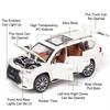 1:24 Металлические Миниатюрные Модели Автомобилей LX570 LX600 6 Дверей Открываются Внедорожник Внедорожник Литая Игрушка Игрушки со Световым и Музыкальным Сопровождением для Мальчиков Праздничные Подарки