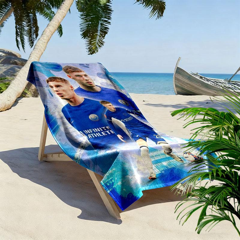 Cole Palmer Power Beach Towel, Large Soft Quick Dry Towel for Beach Camping Swimming