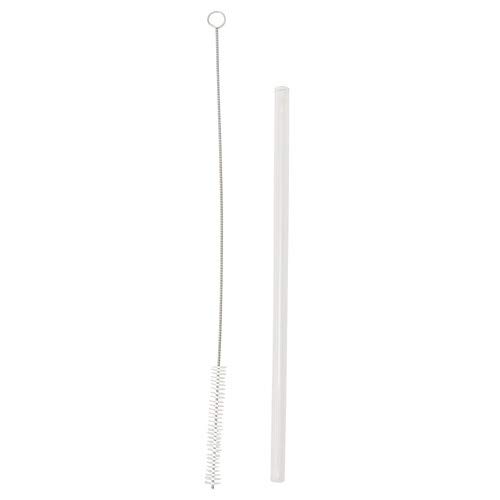 Hirota Glass Glass Straw and Brush Set, Made in Japan, 1214