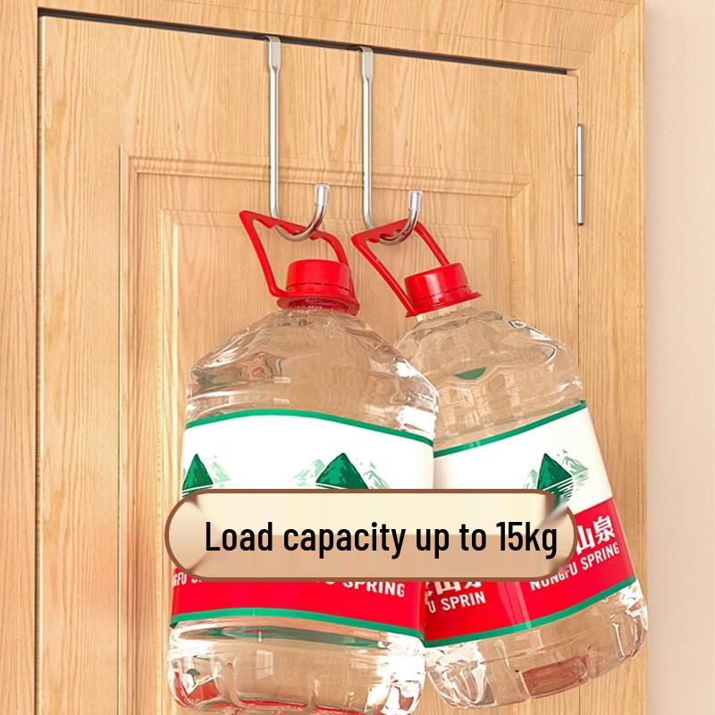 Бесшовный двойной S-образный крючок из нержавеющей стали для органайзера на дверь для прикроватной тумбочки или ванной комнаты