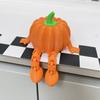 Тыква Статуэтка Хэллоуин Веселая Декорация 3D Сочлененная Подвижная Сидячая Поза Модель Тыквы Хэллоуин Украшение Подарок Орнамент Новый