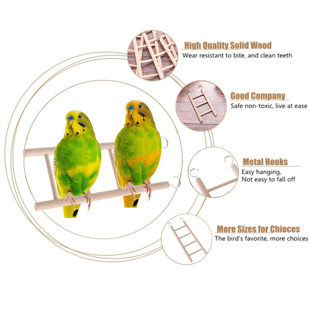 Birdcage Hanging Decor HandCraft Bird Supplies Parrot Toys Hamsters Toy Climbing Ladder