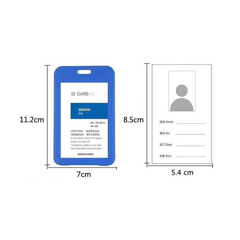 1PCS Plastic Card Cover Bags Women Men Student Bus Card Retractable Pull Badge Holder Business Credit Cards Bank ID Card Case