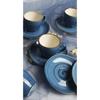 Фарфоровый набор Tulu Luna Blue из 6 кофейных чашек