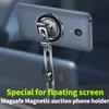 Магнитный автомобильный держатель для телефона, подставка Macsafe, выдвижной поворотный магнитный кронштейн для смартфона для iPhone 14, 13, 12, Pro, Max, Samsung, Xiaomi