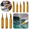 Replacement Gold Color 936 900M Welding Tips Oxygen-free Copper Lead Free Soldering Iron Head Searing Iron Tips for Hakko/Atten