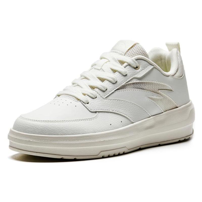 Anta Life Collection Противоскользящие Износостойкие Низкие Кеды для Скейтборда Мужские Белые Кроссовки 912328060-1