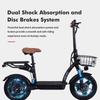 GELEIPU C14 Складной Электросамокат 500 Вт Мотор Аккумулятор 48В17.5Ач 14 * 2.5" Надувные Шины Макс. Скорость 32 км/ч Макс. Дальность 100 км