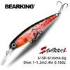 BEARKING Model 61mm 4.6g Professional Quality Fixed Weight Fishing Lures Minnow Crank Artificial Bait Tackle