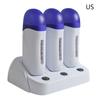 Electric Rolling Epilator Cartridge Hot Wax Depilatory Roller Depilatory Heater Waxing Paper Hair Removal Tool Durable