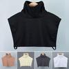 Fake Collar Pull-Over False Collar High-Neck Design Double-Sided Velvet Cold-Proof Neck Protector Autumn Winter Decoration