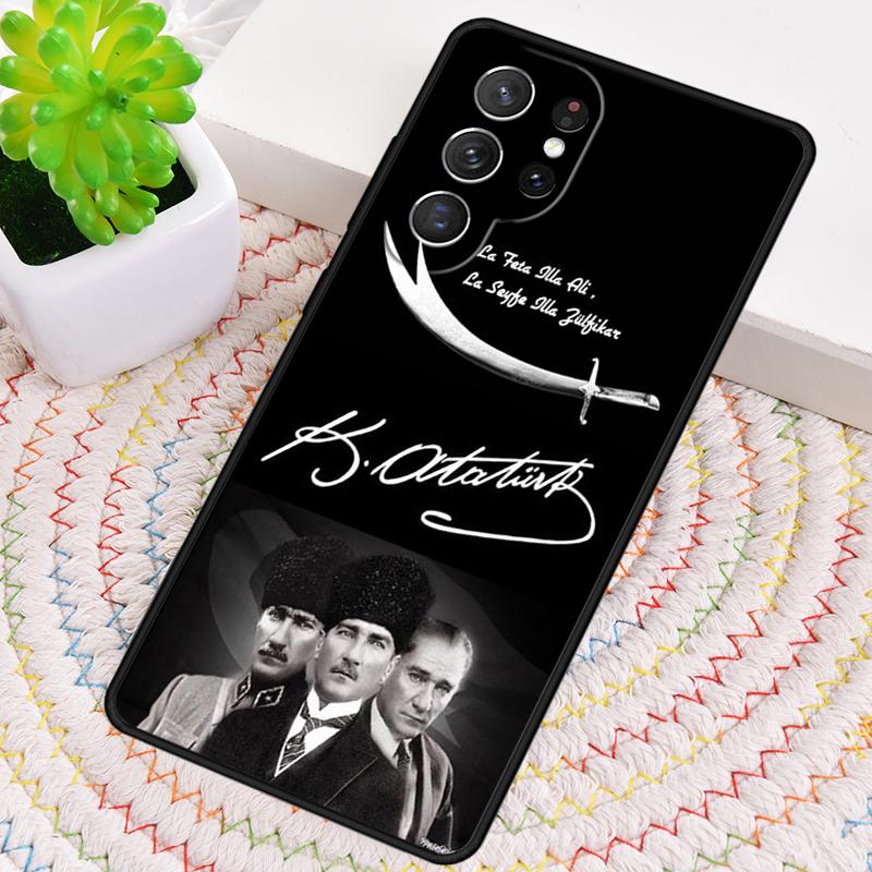 Силиконовый чехол для телефона Мустафы Кемаля Ататюрка для Samsung Galaxy note 10 pro S26 S25 S24 S23 S22 S21 Plus S25Ultra Чехол