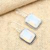 Milky Opal Gemstone Handmade 925 Sterling Silver Jewelry Lovely Earrings For Women