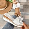 Fashion 2025 New Women Slippers Platform Flat Shoes Fashion Braided Straps Outdoor Walking Sandals