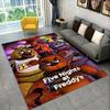 Классический ковер-коврик F-FNAF Хоррор Игра Фредди для игровой комнаты, спальни, гостиной, дивана, домашнего декора, детский коврик, нескользящий коврик для пола