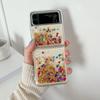 Luxury Glitter Love Quicksand Case For Samsung Z Flip 4 3 2 1 Bling Shockproof Soft for Samsung Galaxy Flip 3 4 Flip4 Cover Cute