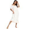 Pajamas for Women Short Sleeve Night Sleep Dress Comfy Loose Casual Lounge Wear Spring Summer Autumn Nightgowns