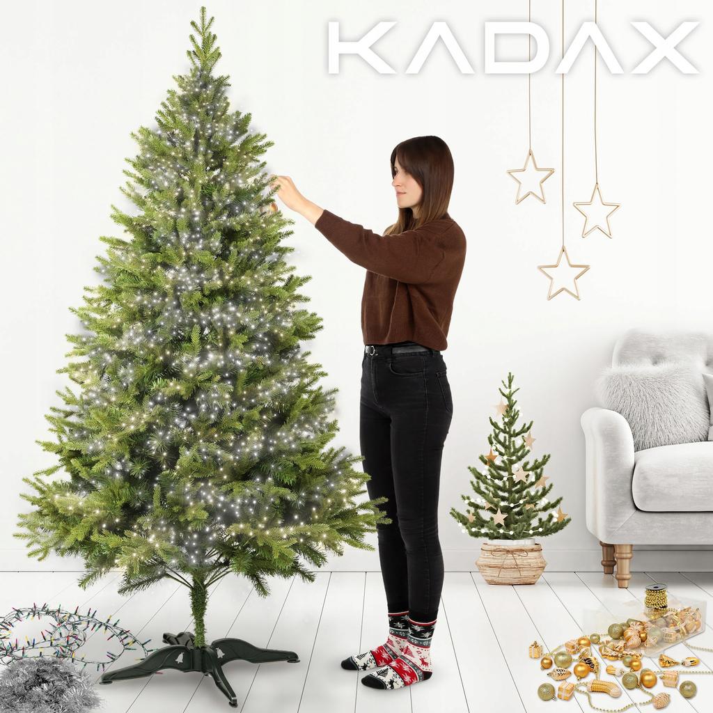 KADAX Artificial Christmas Tree 180 Cm Spruce Pe Premium Dense